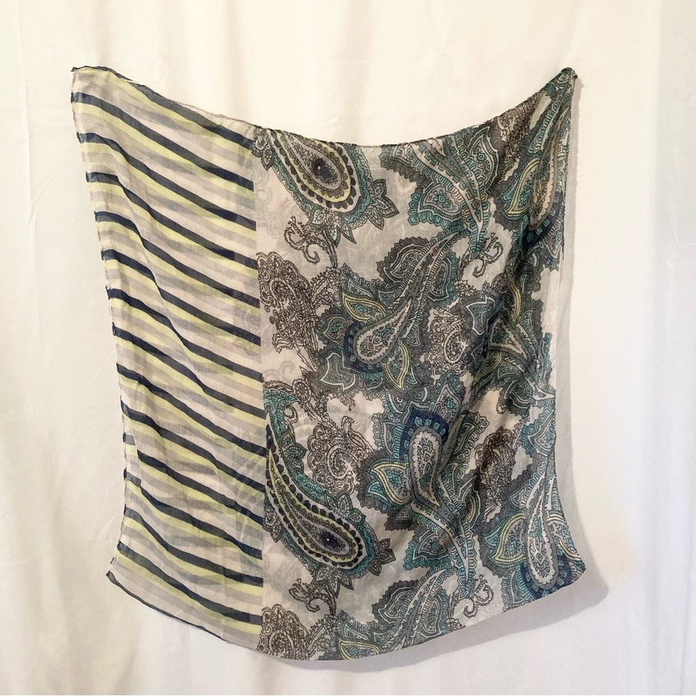 Paisley & Stripes Infinity Scarf